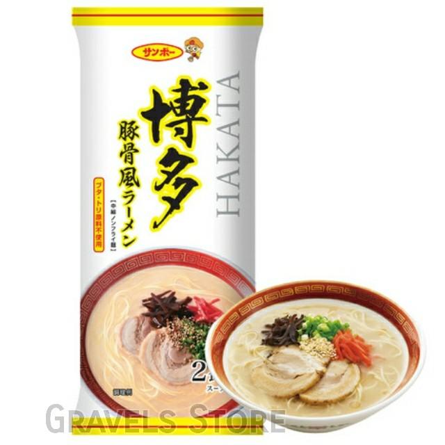 

[isi 2 Porsi] Sanpo Hakata Tonkatsu Ramen - Mie Instan Jepang Japanese Best Seller