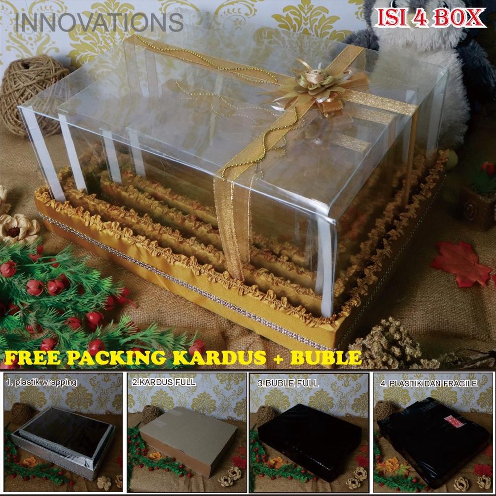 

BISA COD Box Hantaran Kotak Kado Pernikahan Full Mika Isi 4 Rustic Berliant Kekinian terlaris