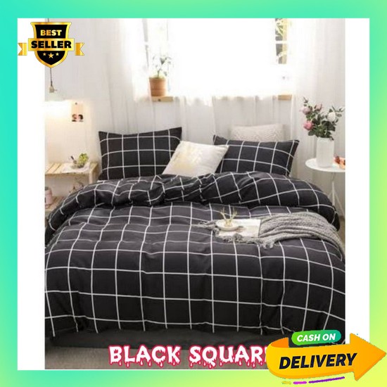 Spray Aesthetic Murah Meriah Alas Kasur Cewek Korea Lucu Warna Pastel  Sprei Motif Kotak-Kotak Uk 1