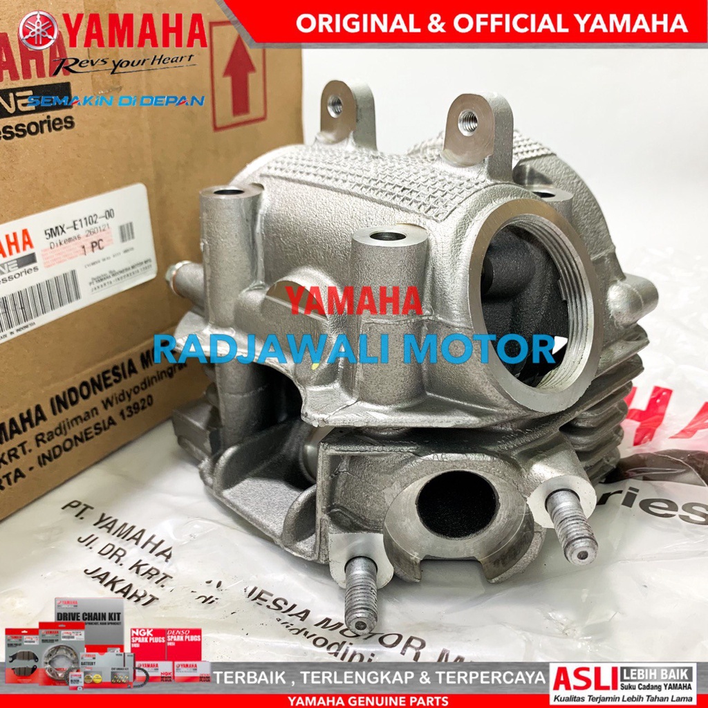 BLOK CYLINDER HEAD NOUVO ASLI ORIGINAL YAMAHA 5MX-E1102-00 ORIGINAL YAMAHA GENUINE PARTS