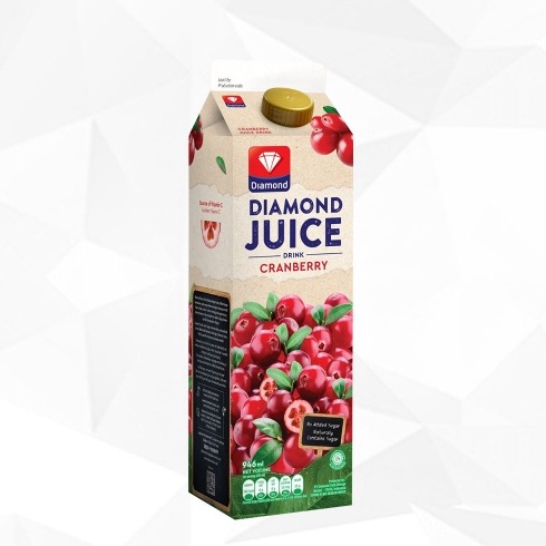 

Hot Sale.. Diamond Juice Sari Buah Cranberry 946ml Promo M8G