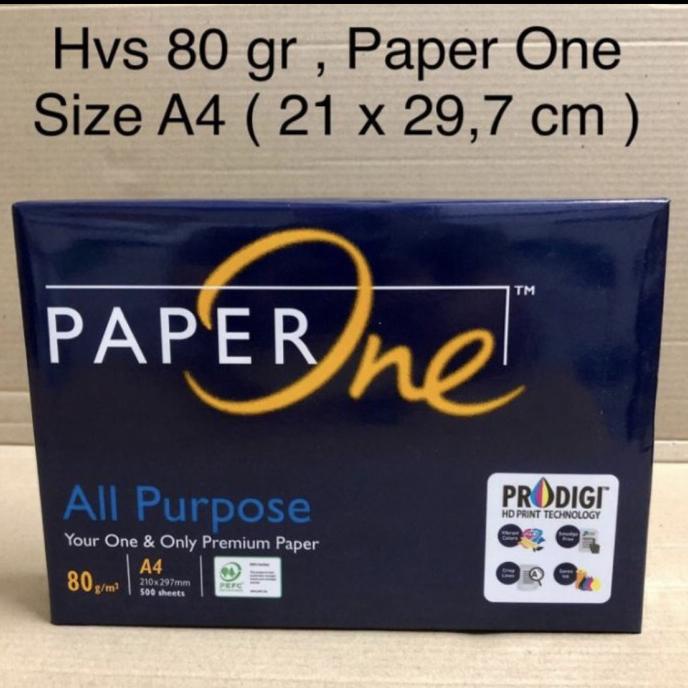 

Kertas Hvs putih A4 80 gr Paper One