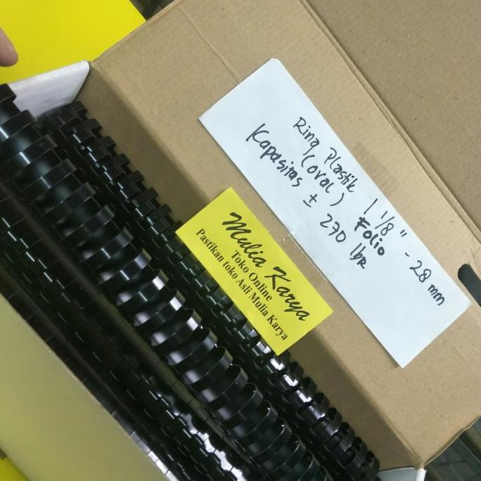 

Luar Biasa Spiral Plastik Jilid 28 Mm 1 1/8 " F4 Folio Isi 50 Pcs