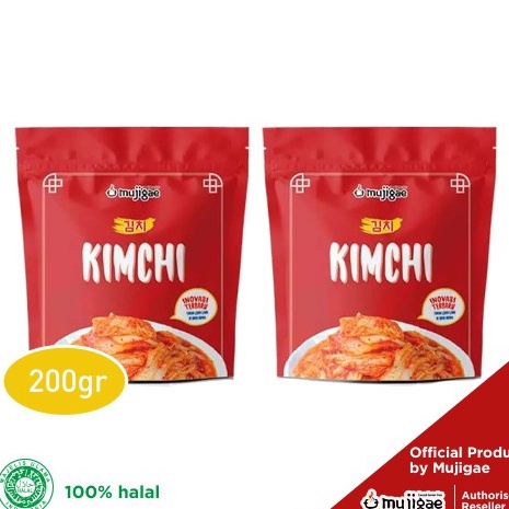 

Termurah dan terbaik PAKET ISI 2 - Mujigae by Wonhae Kimchi 200 gr / Kimchi Lobak Sawi Halal / Kimchi Ramyun / Makanan Korea Instan Halal !!!