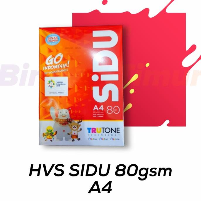 

Kertas HVS 80 gram SIDU A4