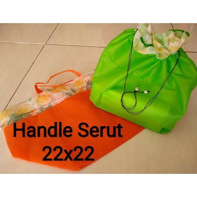 

New (LUSINAN 12pcs) Goodie bag serut 22x22 / tas box nasi / tas serut/ tas box nasi