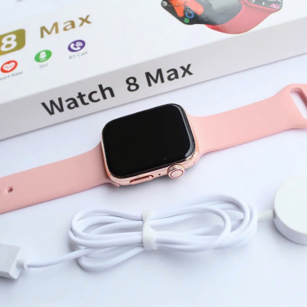 Big Sale GARANSI✅IWO Watch8 Max series 8 Smartwatch T800 PRO MAX 1.85 inches Full Square Screen NFC 