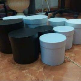

7.7 Gift Box Bulat D20T12/Box Bulat/BloomBox Flower/Round Flower Box/Box Bunga