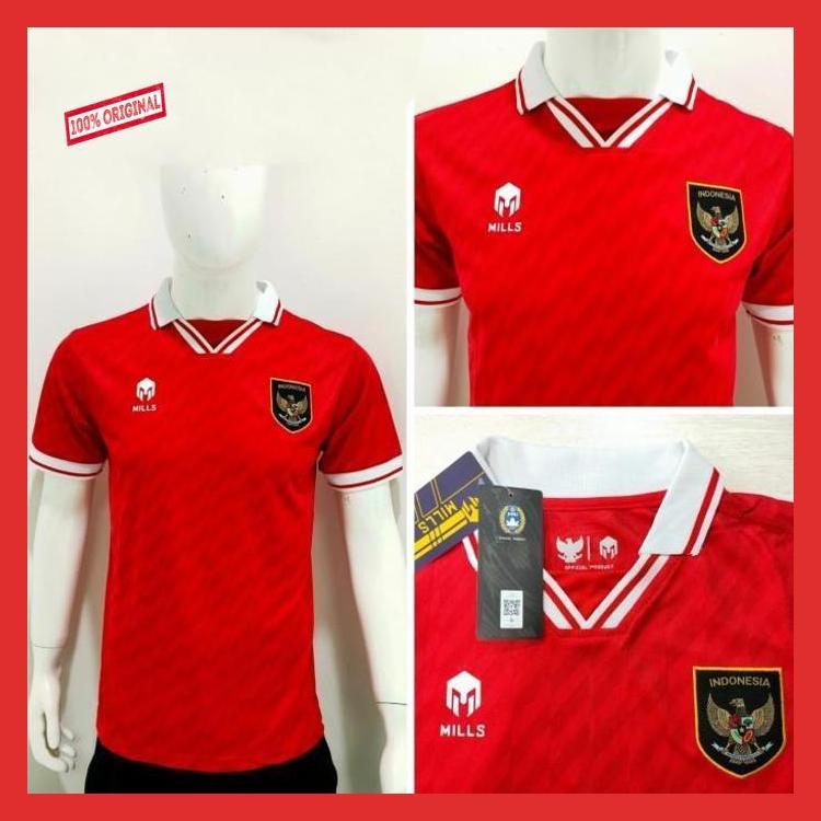 MILLS Jersey timnas Indonesia home 2022