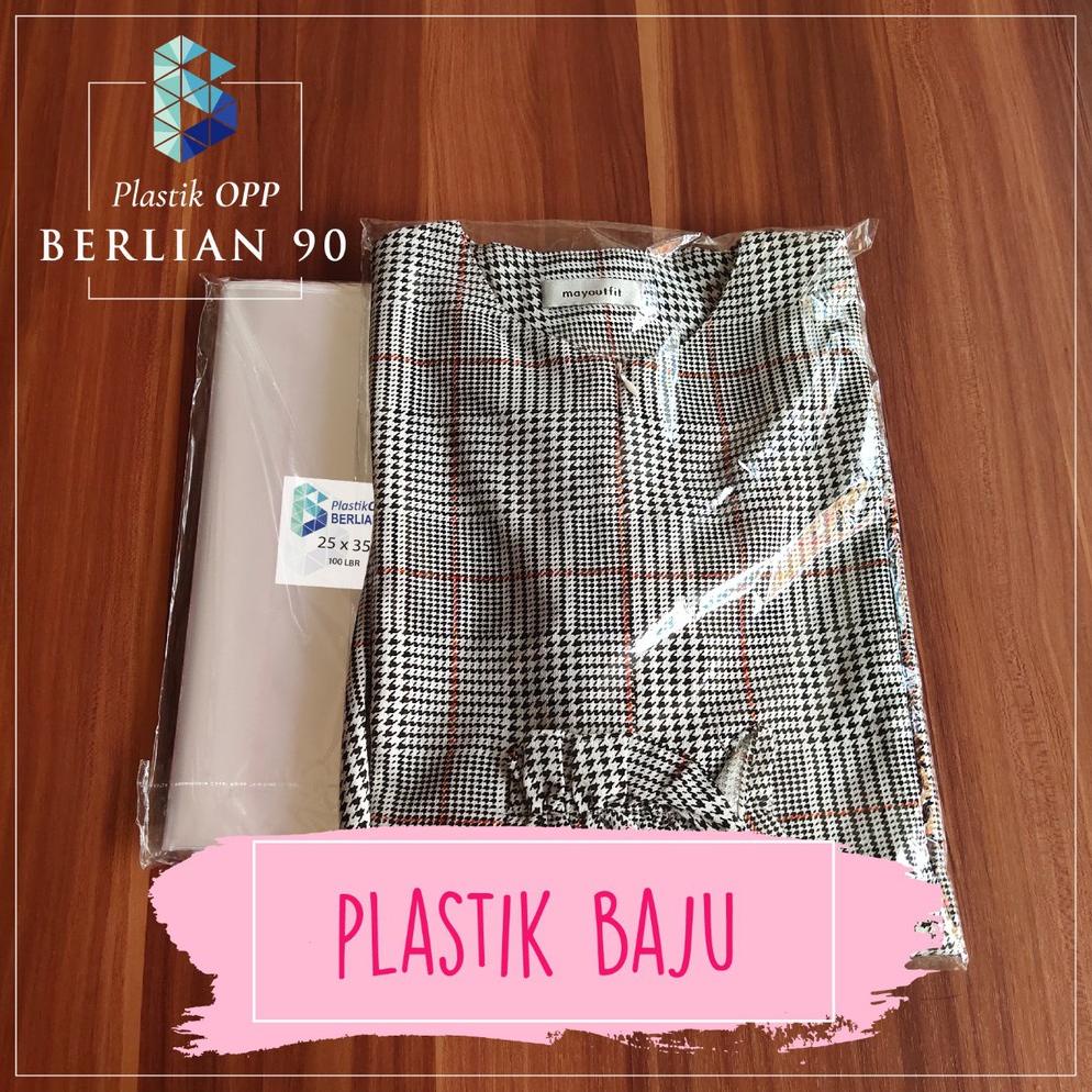 

Promo PLASTIK OPP 27 X 35 CM 20 MIC 100LBR / PLASTIK BENING KEMASAN BUNGKUS BAJU UNDANGAN MURAH BERKUALITAS