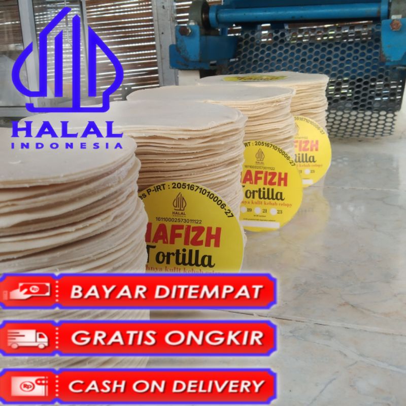 

Kulit Kebab / Tortilla Kebab 21cm ( 20 Lembar )