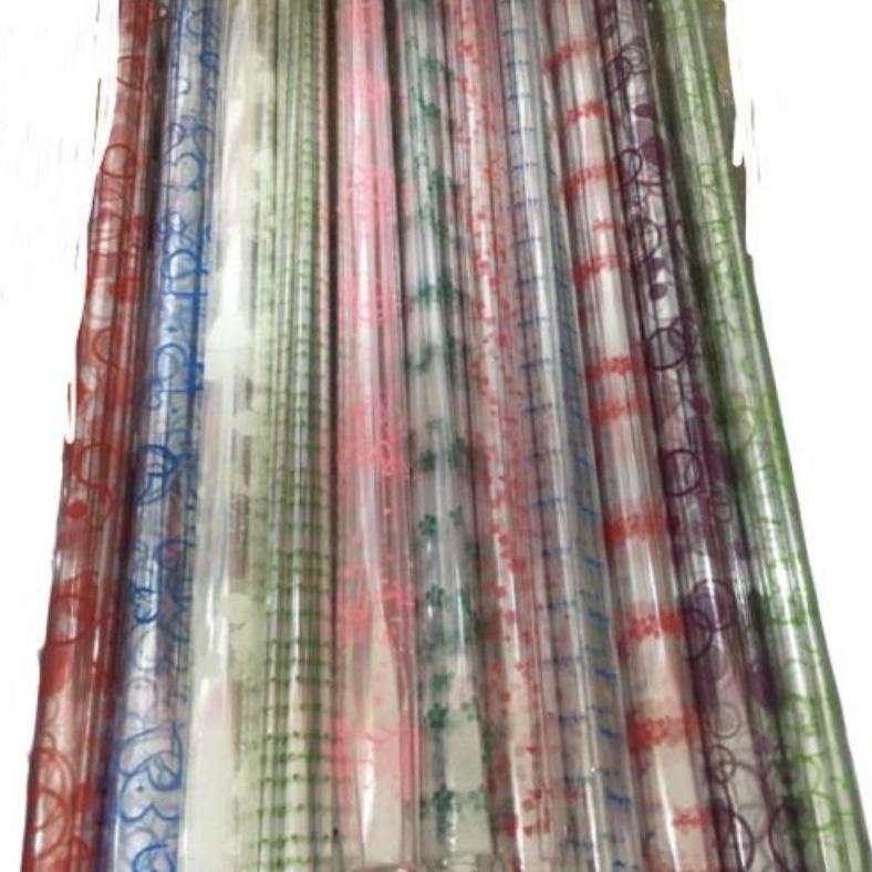 

New Plastik Parcel (10 Lembar) Motif - Plastik Kaca Motif - Plastik Souvenir Lembaran 75x90cm