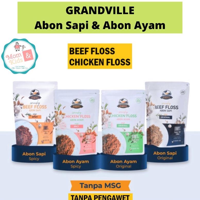 

7.7 Grandville Abon Sapi Ayam 100 gr - Grandville Crunchy Beef Chicken Floss 100 gr
