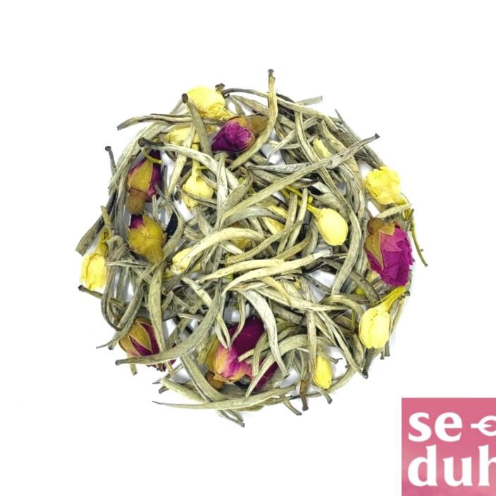 

⚡TOK SIAP 【COD ROSY MOONLIGHT Tea blend - White Tea Rose Jasmine Flower 15 gram / 60 gram