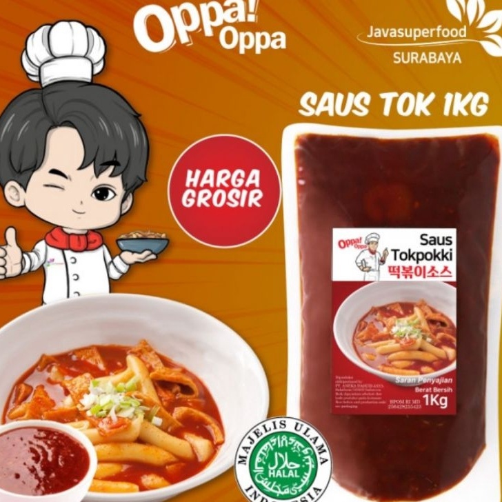 

Free Ongkir 1kg Saus tteokbokki/ topokki gochujang Oppa oppa javasuperfood