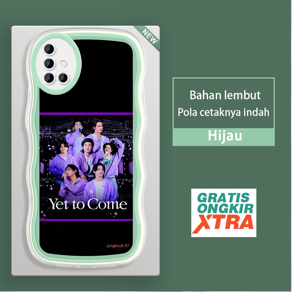 Mulia Samsung A33 A50 A51 A52 A50S A52S A53 A72 A73 5G Casing Ponsel  BTS Yot To Come  warna-warni g
