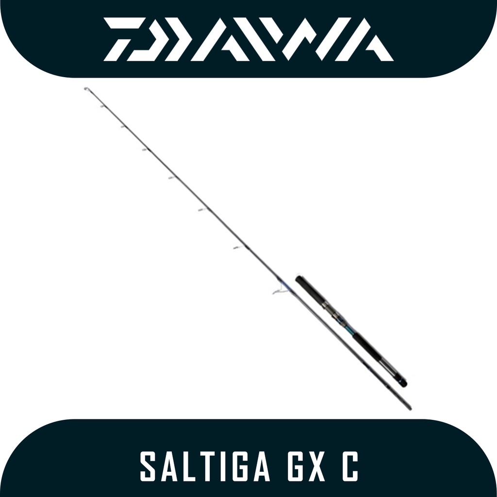 Joran Pancing Popping Merk Daiwa Saltiga GX C74MS | C77MHS