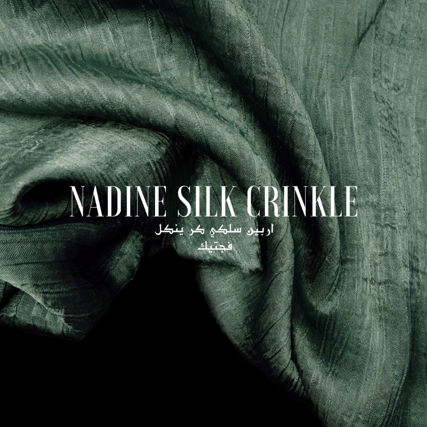 Harga Grosir KAIN NADINE SILK CRINKLE BY SJA TEXTILE/KAIN CRINKLE/KAIN GAMIS/KAIN SATIN/KAIN SILK/KA