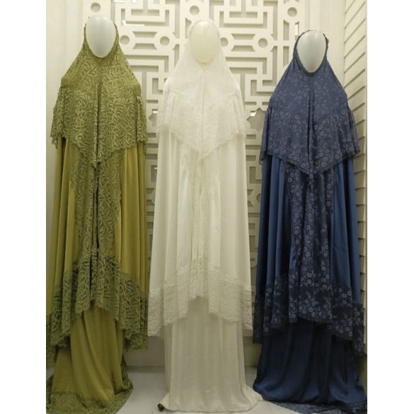 Hot Sale.. MUKENA SILKY SUTRA MUKENA SILK SUTRA MUKENA SEMI SUTRA PREMIUM QAMECCI PRAYET SET RFV