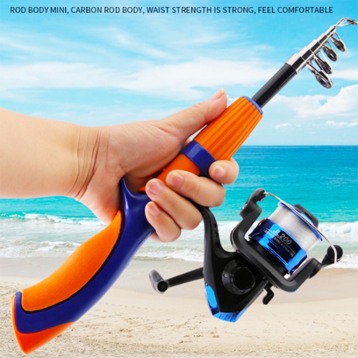 Joran Antena Bc Ruas Pendek Baitcasting Telescopic Teleskopik 4Kg