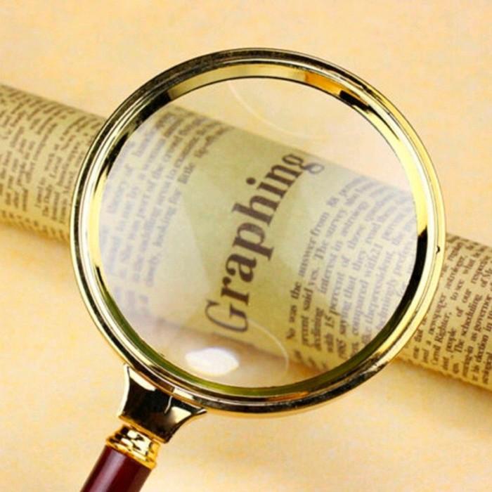 

Kaca Pembesar 10X Diameter 90Mm Untuk Membaca