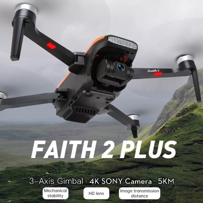 Drokam Drone Cfly Faith 2 Plus 3 Axis Gimbal 5Km Camera Sony Hd 4K New 2021