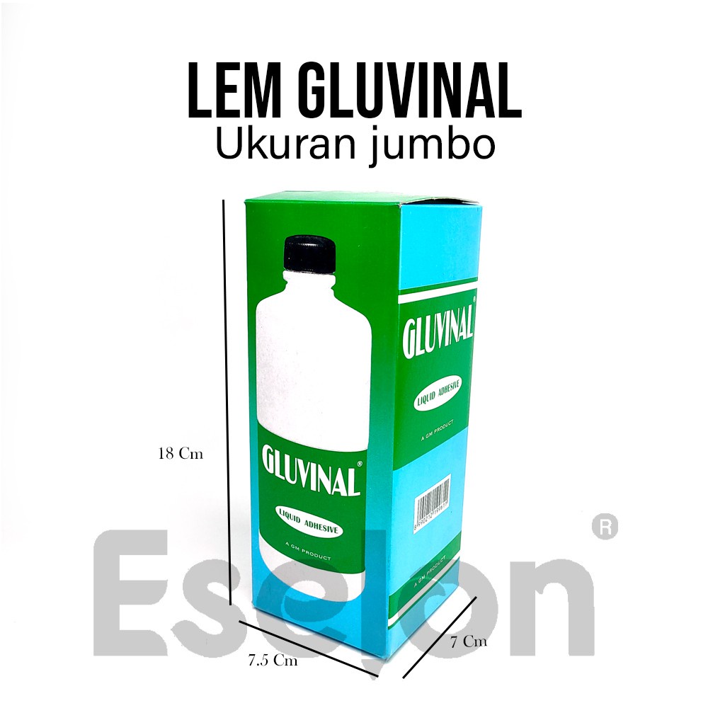 

LEM GLUVINAL 500ML JUMBO / LEM / LEM GLUVINAL UNTUK SLIME