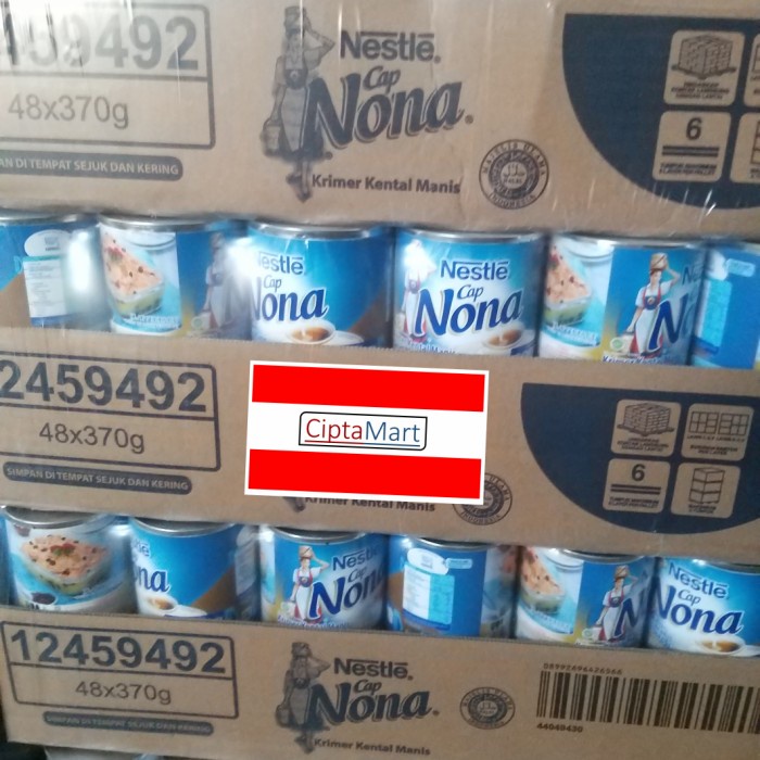 

Nestle Cap Nona Krimer Kental Manis 48X370Gr (1Dus)