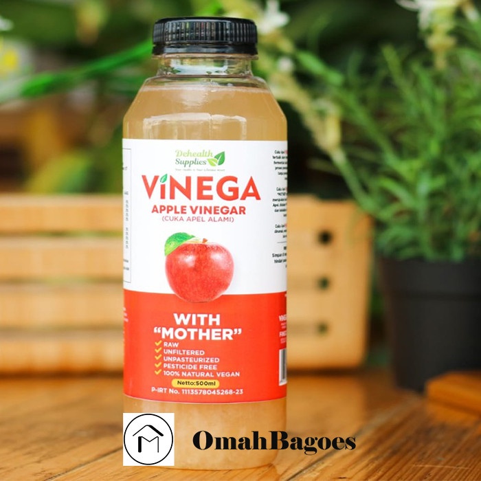 

Vinega Cider Vinegar / Cuka Apel (With The Mother) - 500 Ml