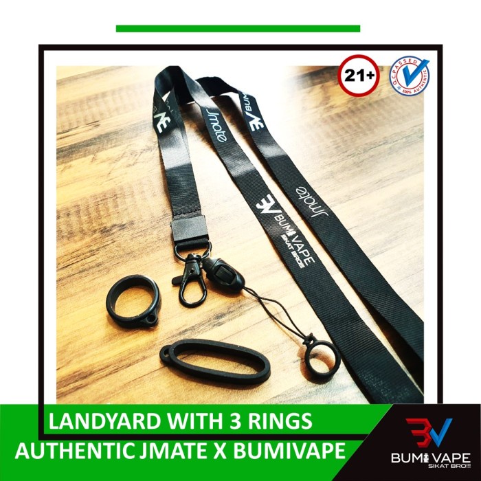 

Best Seller Lanyard With 3 Rings By Jmate X Bumivape
