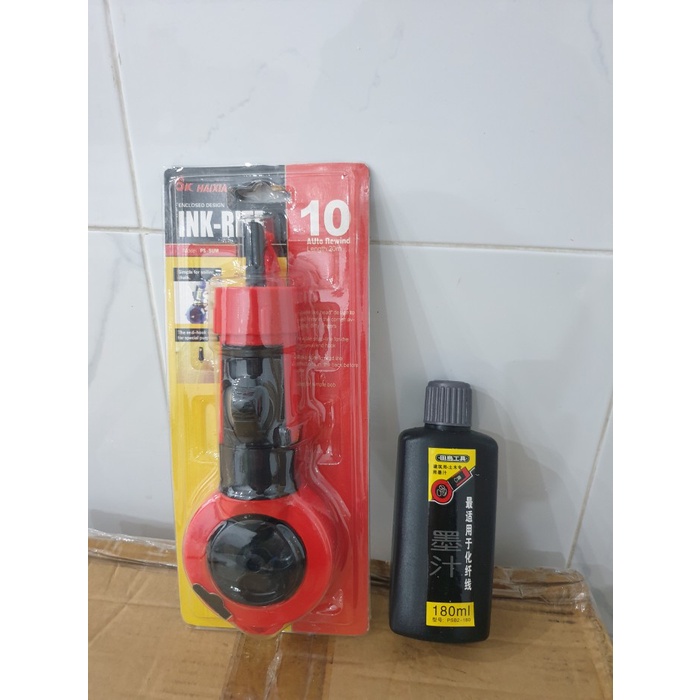 

Terlaris 1 Set Sipatan Dan Tinta 20 Meter / Marking Tools Set Sipatan+Tinta