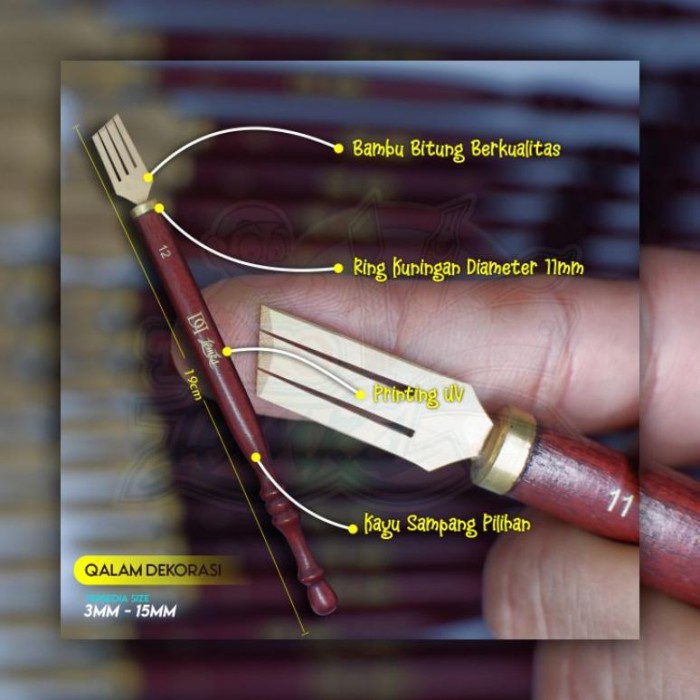 

Terlaris Ready Qalam Dekor / Kalam Kaligrafi / Kalam Dekor / Pena Kaligrafi /