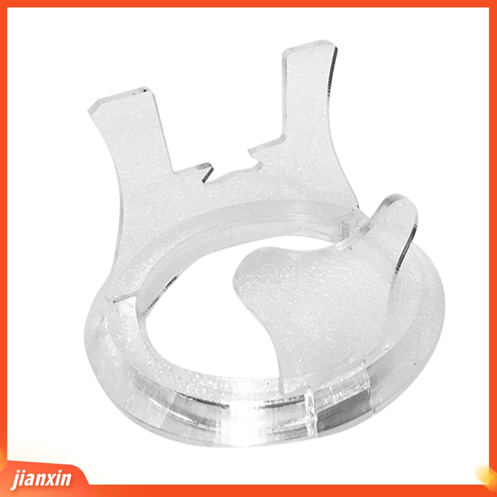 [Jianxin] casting Reel Holder Anti Gores Stabil Sangat Transparan Anti-slip Padat Akrilik Gulungan Pancing Display Stand Alat Pancing