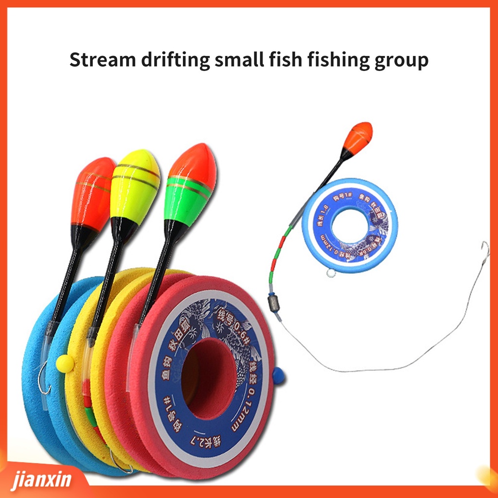 [Jianxin] fishing Line Group Universal Sangat Sensitif Kuat Stabilitas Pegangan Panjang Warna Cerah Memancing 1.8/2.7/3.6m Fleksibel Kontrol Arus Grup Pancing Aksesoris Memancing