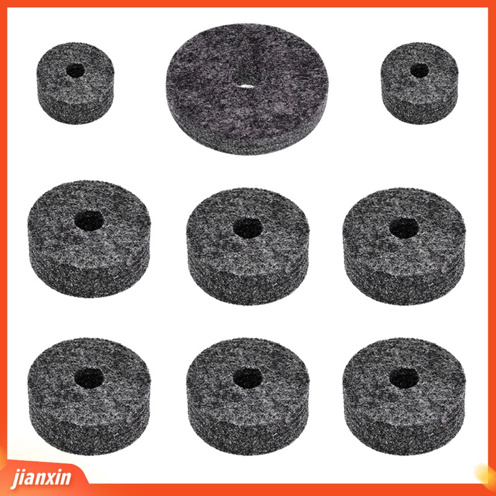 [Jianxin] Pad Cymbal Bahan Felt Untuk Drum