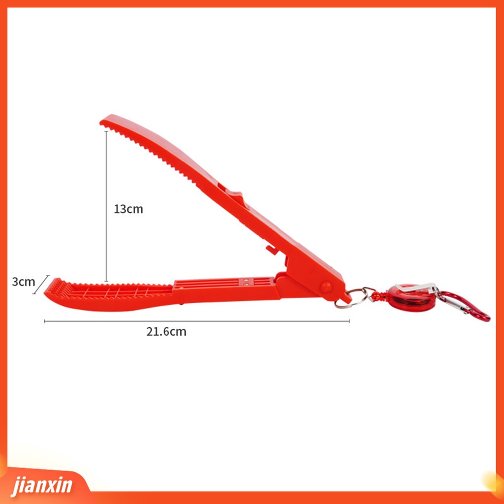 [Jianxin] Tang Penjepit Ikan Portable Anti Slip Bahan Abs