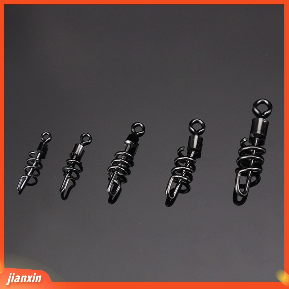 [Jianxin] 20pcs Kili-kili Pancing Bahan Stainless Steel dengan 8 Bentuk