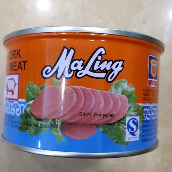 

12.12 sale Daging Maling 397gr / Ng Chon Nyuk / Pork Luncheon Meat / Babi Kaleng/ TTS 