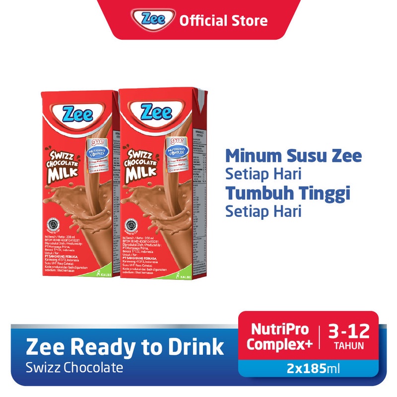 

Zee UHT Swizz Chocolate Milk 185ml (2 Pcs)