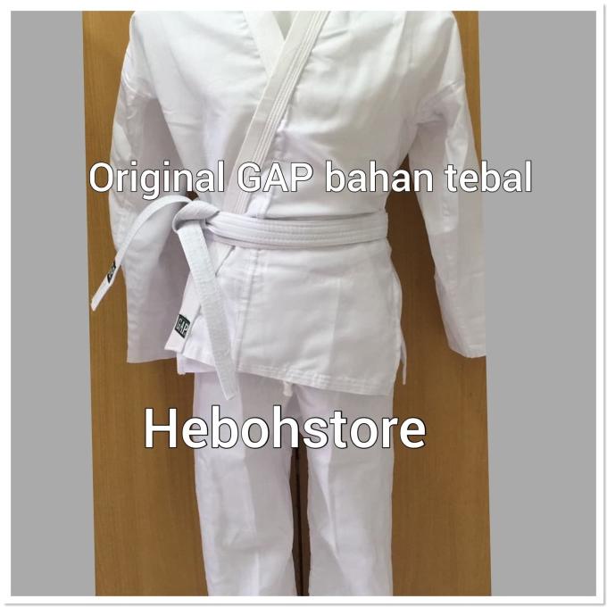 Baju Karate Satu Set Untuk Anak Junior Size 3,4,5,6,7 Gap Grosir