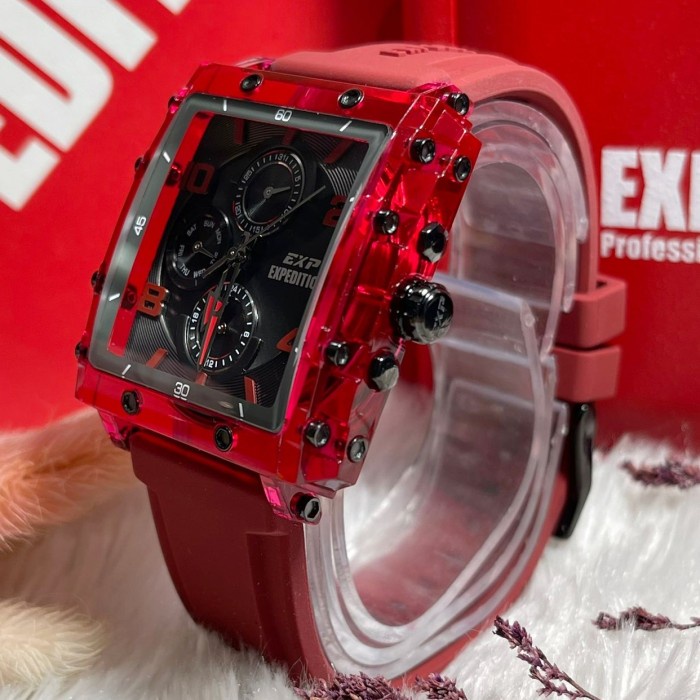 PROMO EXPEDITION WANITA E6808 / E 6808 RED ORIGINAL GARANSI RESMI TERLARIS