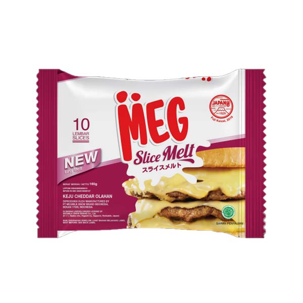 Promo Harga MEG Cheddar Slice Melt 160 gr - Shopee