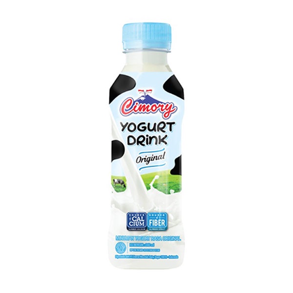 Promo Harga Cimory Yogurt Drink Plain 250 ml - Shopee