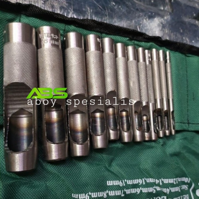 

Best Seller Plong Set Wipro Hollow Punch Set 12 Pcs Alat Pembolong Gasket Kulit