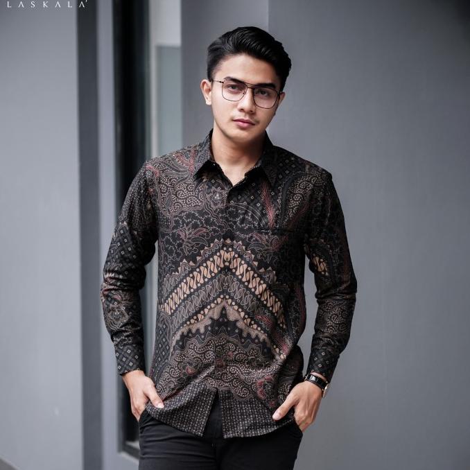 Sale Now Laskala Batik Premium Slimfit Sandro K08A331 Pengiriman Cepat