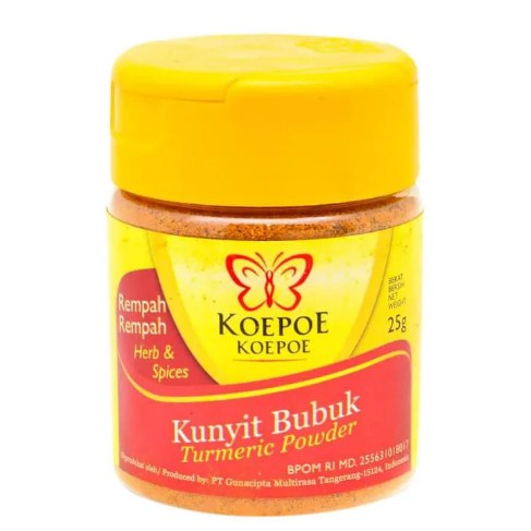 

KOEPOE KOEPOE KUNYIT 25 GR BUMBU REMPAH BUBUK TURMERIC POWDER