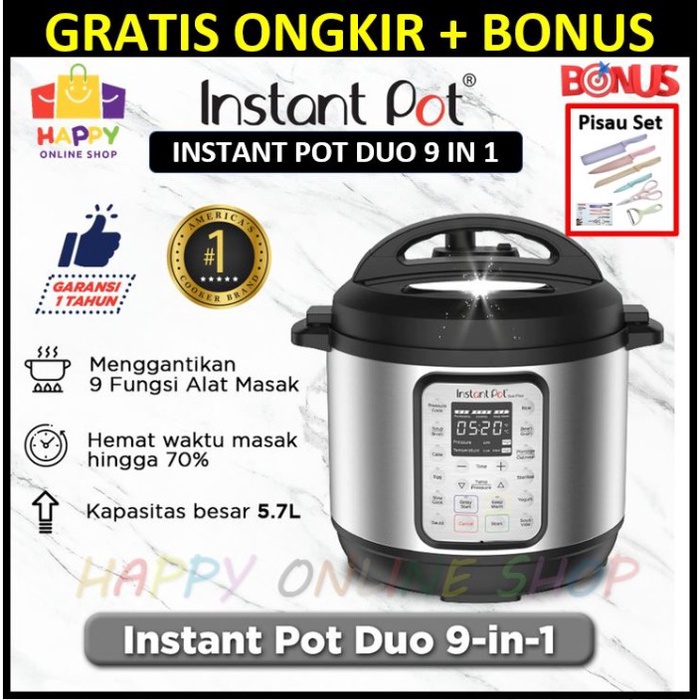 Bestseller Instant Pot Duo 9 In 1 Pressure Cooker Slow Cooker 6 Quart