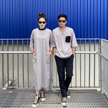 RAABIHA Couple Series Kaos Oversize | Baju Couple Kaos | Oversize Couple