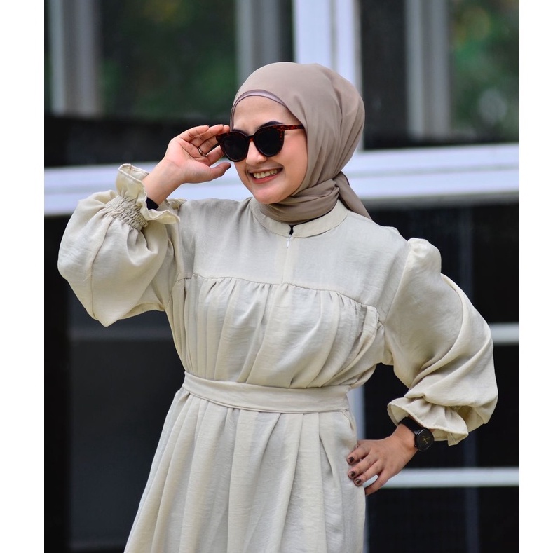 RAABIHA Santorini Dress I Dress Silk Kekinian I Dress Lebaran