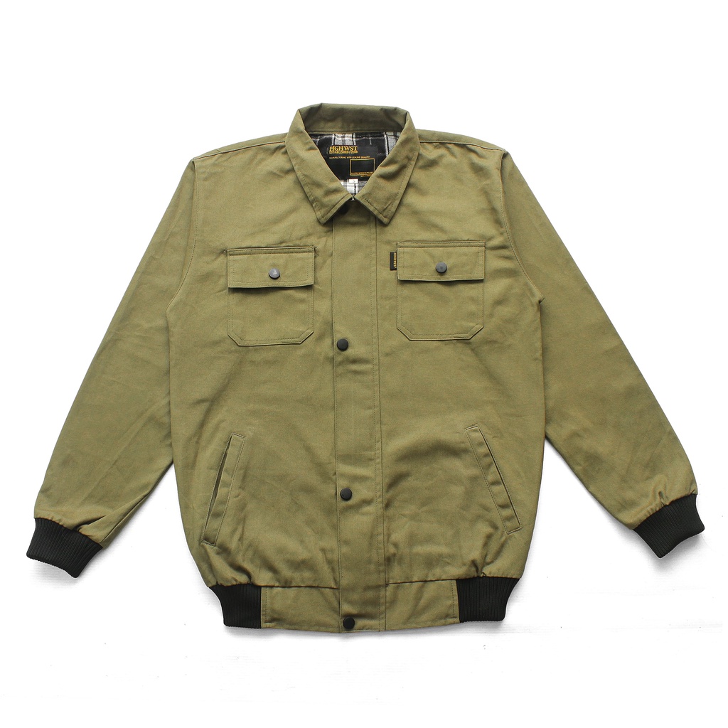 (3 Warna) HIGHWEST Arion Jacket Cotton Twill Premium Pria Wanita